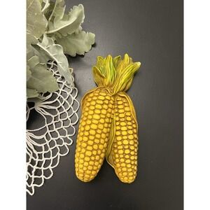 Ardco Dallas Vintage Ceramic Cobs of Corn 1950s Wall Art 3D Japan As Is